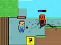Leikur Noob vs obby tveir leikmenn á netinu