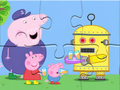Leikur Jigsaw þraut: Peppa Robot á netinu