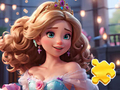 Leikur Jigsaw þraut: skínandi prinsessa á netinu