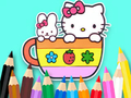 Leikur Litabók: Kitty Cup  á netinu