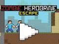 Leikur Zombie Herobrine flýja á netinu