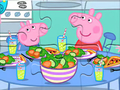 Leikur Jigsaw þraut: Peppa kvöldmatartími á netinu