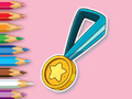 Leikur Litabók: Medalía  á netinu