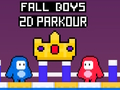 Leikur Fall Boys 2d Parkour á netinu