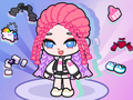 Leikur Fashionista Avatar Studio klæða sig upp  á netinu