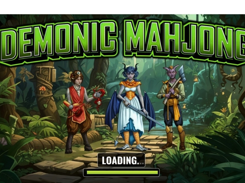 Leikur Demonic Mahjong á netinu