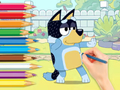 Leikur Litabók: Bluey And Bingo  á netinu