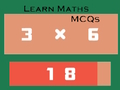 Leikur Lærðu stærðfræði MCQs  á netinu