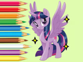 Leikur Litabók: Twilight Sparkle  á netinu