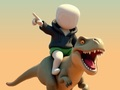 Leikur Stickman. Dinosaur Arena á netinu