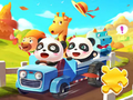 Leikur Jigsaw þraut: Baby Panda haust á netinu