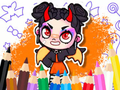 Leikur Litabók: Avatar World Cute Devil  á netinu