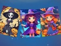 Leikur Spooky Halloween púsluspil á netinu