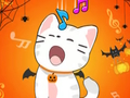Leikur Dúett Cats Halloween Cat Tónlist  á netinu