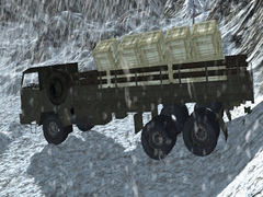 Leikur Cargo Truck Montain hermir  á netinu