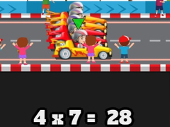 Leikur Stærðfræði Race Four Reikningur  á netinu