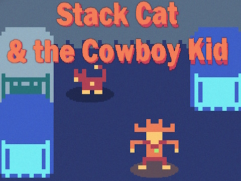 Leikur Stack Cat & The Cowboy Kid á netinu