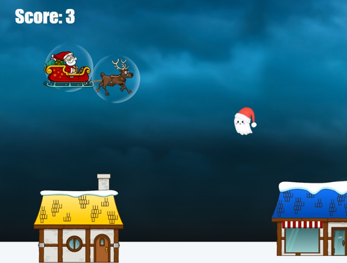 Leikur Santa flug leikur  á netinu