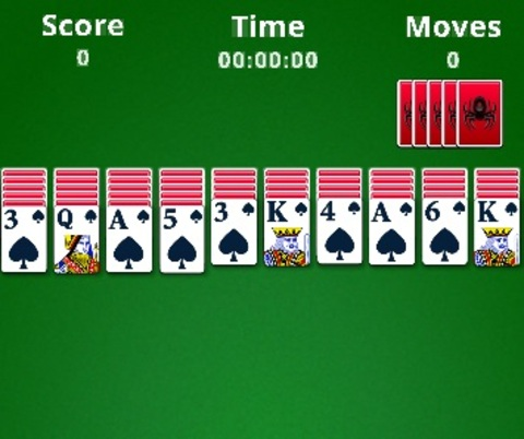 Leikur Spider Solitaire á netinu