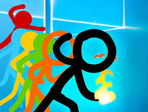 Leikur Stickman vs Zombies: Epic Fight á netinu