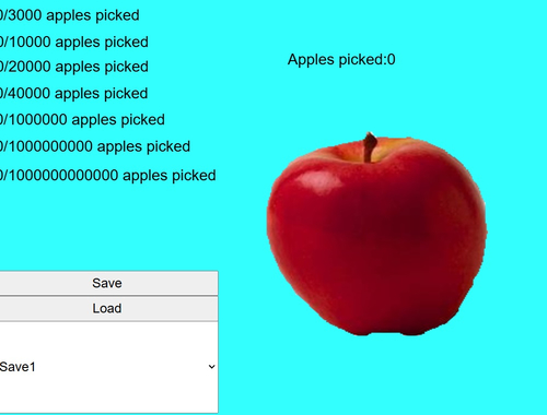 Leikur Red Apple Clicker á netinu