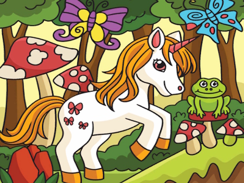 Leikur Unicorn Finndu Mismuninn  á netinu