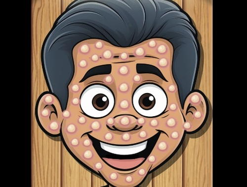 Leikur Teiknimynd Pimple Pop  á netinu