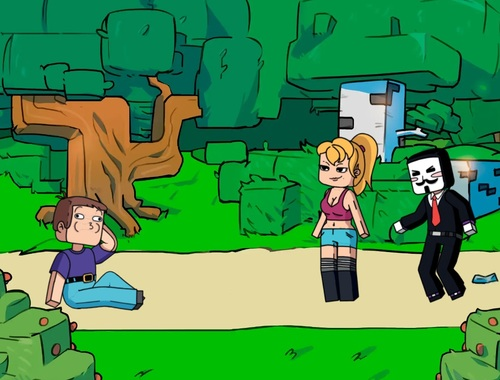 Leikur Mine World Adventure á netinu