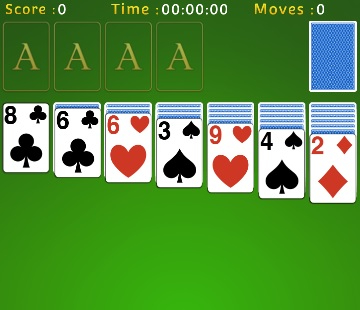 Leikur Solitaire á netinu