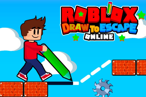 Leikur Roblox Draw to Escape á netinu  á netinu