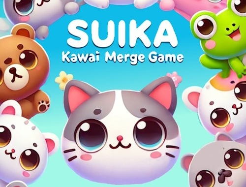 Leikur Suika Kawaii samrunaleikur  á netinu