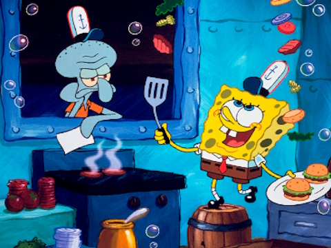 Leikur SpongeBob Finndu muninn  á netinu