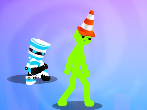 Leikur Parkour Master: Stickman Race á netinu