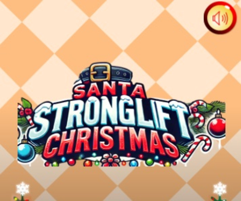 Leikur Santa Stronglift jólin  á netinu