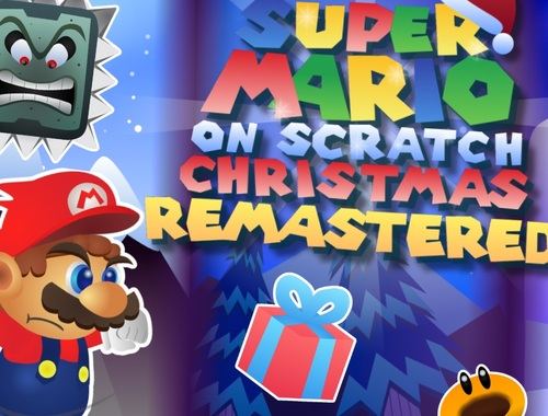 Leikur Super Mario on Scratch Christmas endurgerð  á netinu