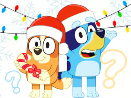 Leikur Kids Quiz: Bluey Christmas Quiz á netinu