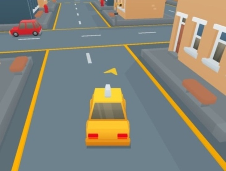 Leikur Fast Lane leigubíll  á netinu