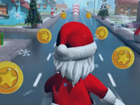 Leikur Santa Roblox hlaupandi  á netinu