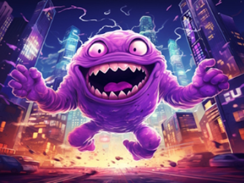 Leikur Grimace Shake Jigsaw Puzzle á netinu
