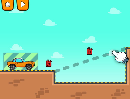 Leikur Draw Road fyrir bíl  á netinu