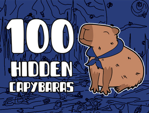 Leikur 100 faldar capybaras  á netinu