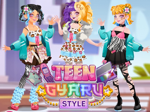 Leikur Unglinga Gyaru stíll  á netinu
