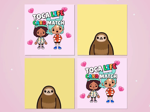 Leikur TOCA Life Memory Card Match á netinu