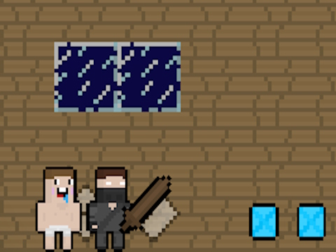 Leikur Elskan noob vs heroman 2 leikmaður á netinu