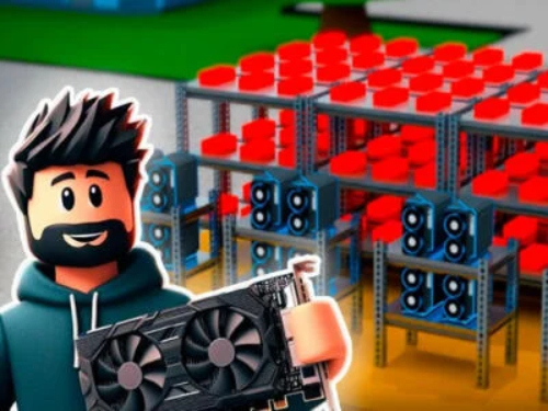 Leikur Roblox: Bitcoin Miner! á netinu