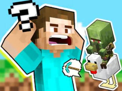 Leikur Kids Quiz: Giska á Minecraft Voice  á netinu
