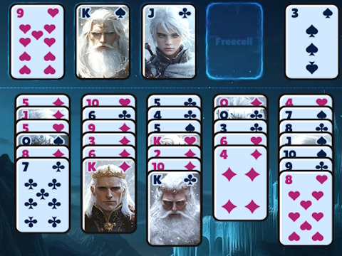 Leikur Frosinn Freecell  á netinu