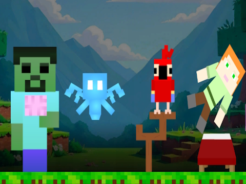Leikur Sprunki Craft á netinu