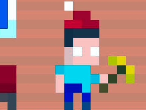 Leikur Minicraft Winterblock á netinu
