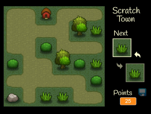 Leikur Scratch Town á netinu